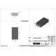 Giro Plazabanden G48/50x23x100 cm afgerond