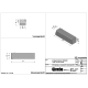Inritperronband G18/20x20x80 cm links
