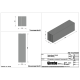 Opsluitband G25x30x100 cm